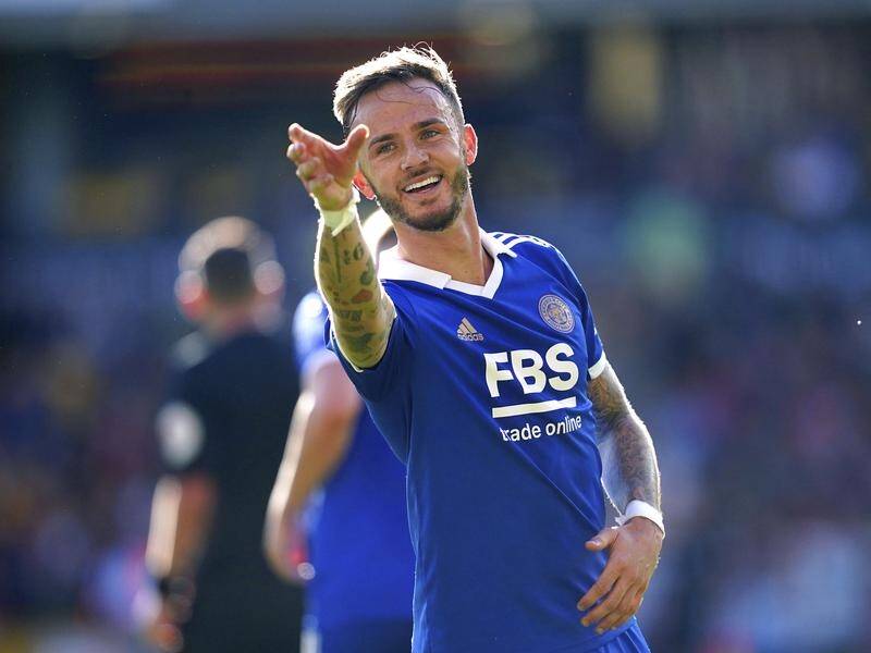 James Maddison has been rewarded for his fine form with a place in England's World Cup squad. (AP PHOTO)