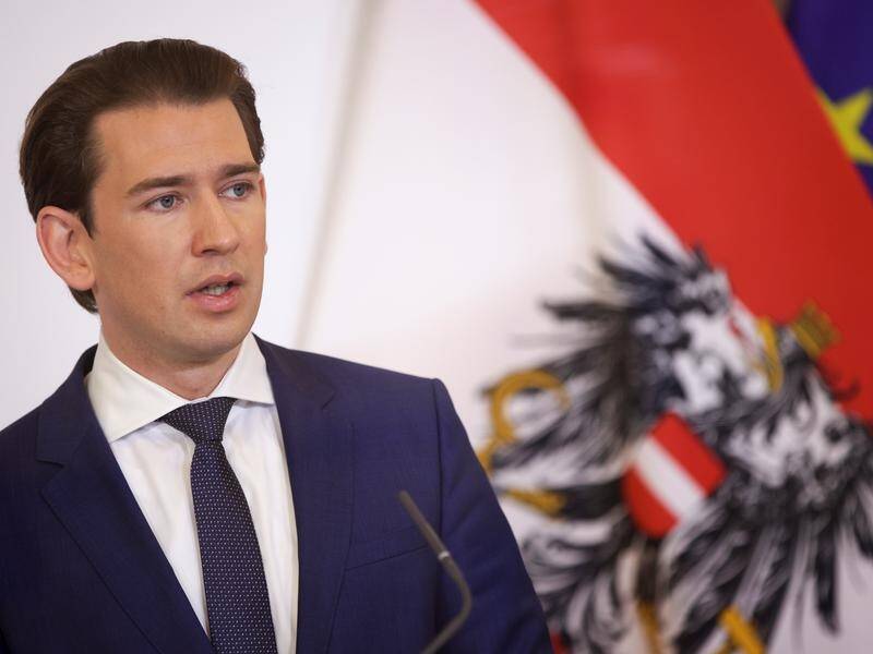 Chancellor Sebastian Kurz says Austria is limiting gatherings to six people indoors and 12 outside.