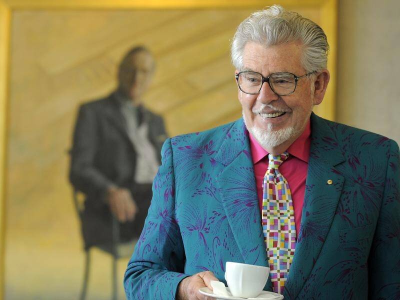 Convicted child abuser and former entertainer Rolf Harris has died aged 93. (Alan Porritt/AAP PHOTOS)