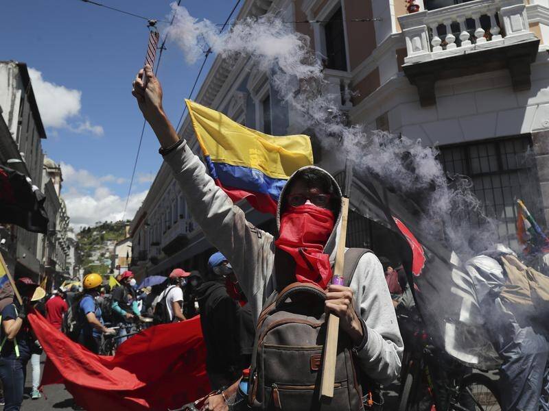 Ecuador's austerity cuts due to coronavirus have caused angry protests.
