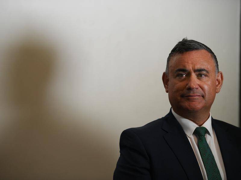 NSW Deputy Premier John Barilaro faces questions about a payment to a business in his electorate.