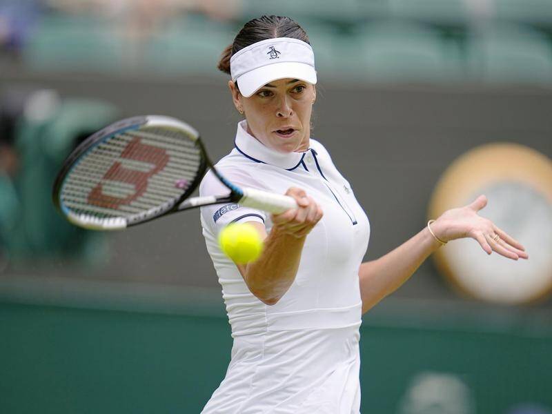 Australia's Ajla Tomljanovic Ajla is through to the second round of the Canadian Open in Toronto. (AP PHOTO)