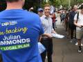 The Liberals' Julian Simmonds has conceded defeat to the Greens in the Brisbane seat of Ryan.