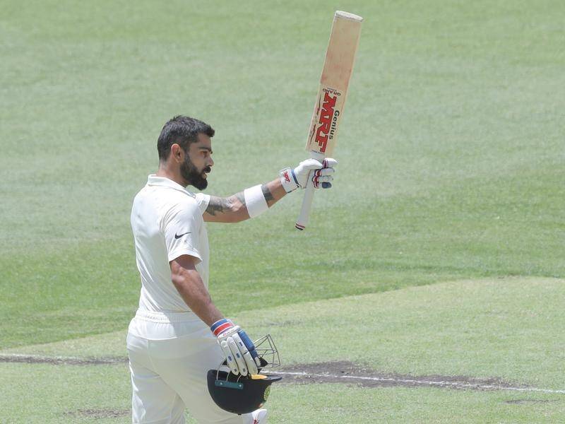 India captain Virat Kohli has scored his sixth Test century in Australia.