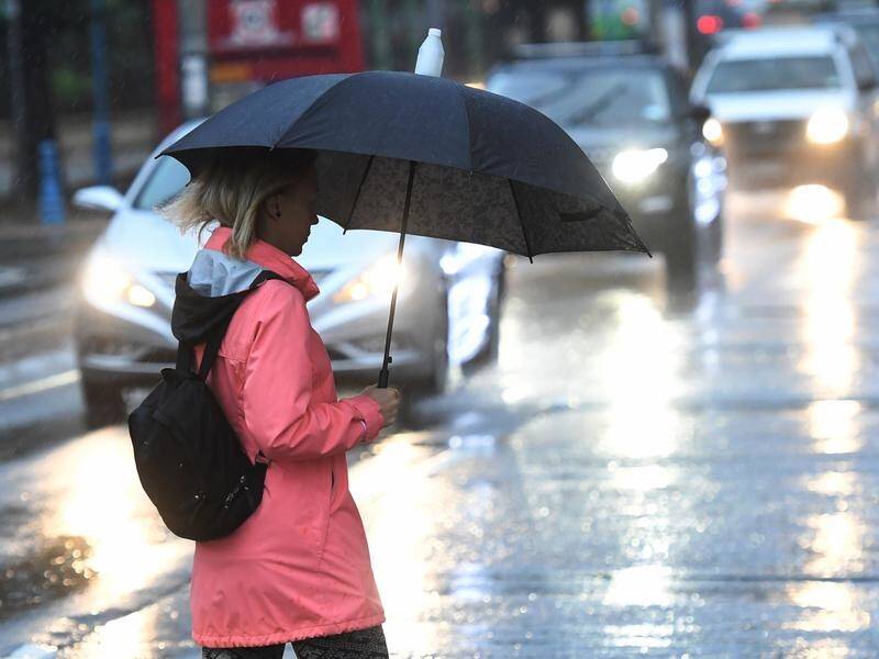 A rain band will move further east in NSW over the rest of Wednesday and Thursday.