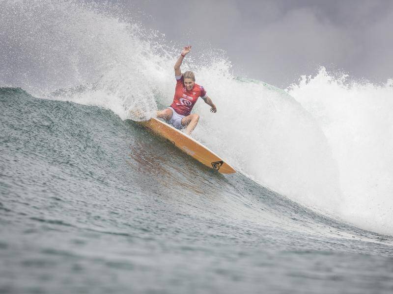 Seven-time world champion Stephanie Gilmore was a quarter-final loser at the WSL event in Newcastle.