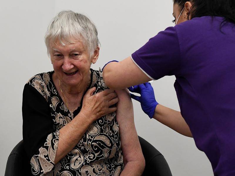 Aged care resident Jane Malysiak, 84, was the first person in Australia to get a COVID-19 vaccine.