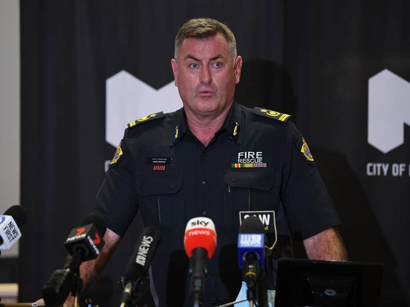 Fire Rescue Victoria's Gavin Freeman says there is an investigation into a cyber breach. (James Ross/AAP PHOTOS)