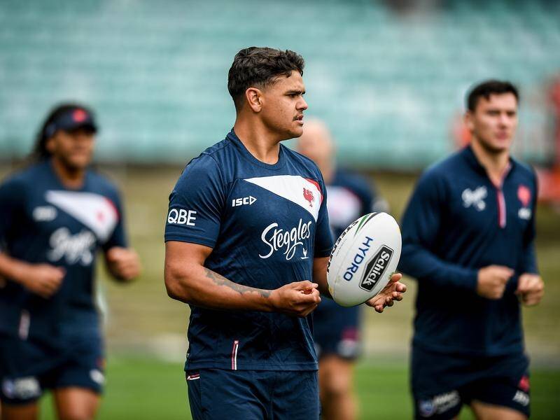 Sydney Roosters back Latrell Mitchell wants the kicking tee for the NRL grand final against Storm.