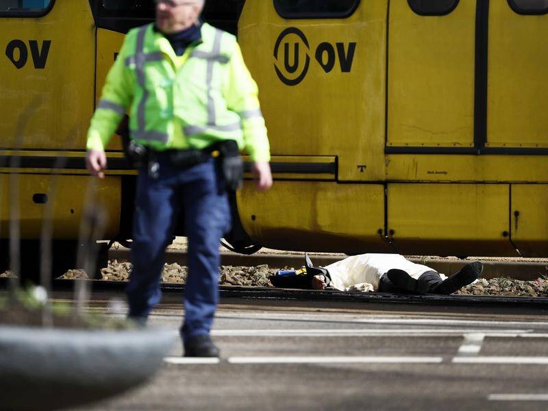 A hunt is under way after several people were shot on a tram in the central Dutch city Utrecht.