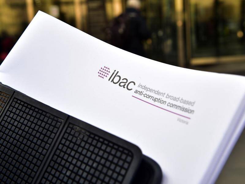 A former Victorian secondary school employee has been charged with deception by IBAC.