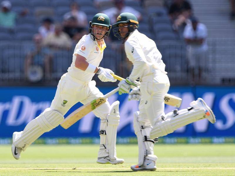 Australia's Usman Khawaja (R) says he doesn't need to reinvent the wheel to regain batting form.