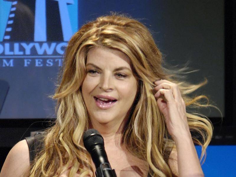 Actress Kirstie Alley has died at 71 after a private battle with cancer, her family has confirmed. (AP PHOTO)