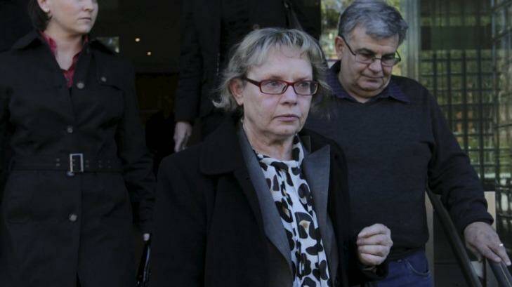 Still a mystery: Rozi Sajko leaves the coroner's court.  Photo: Dean Sewell