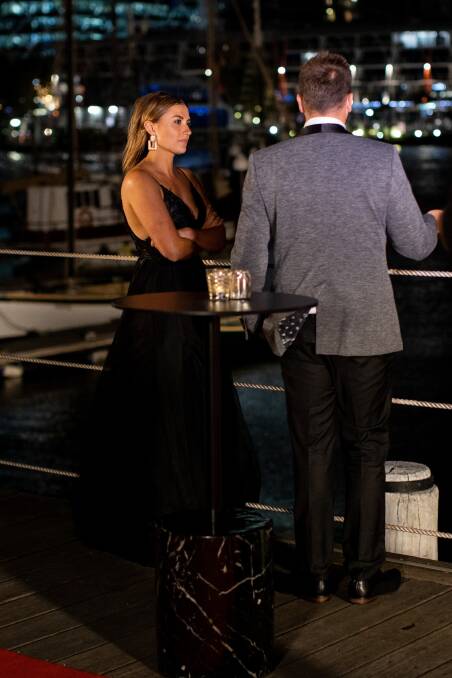 SNOG ENVY: Jess gets crabby because Andrew didn't tell her he pashed someone else. Does anyone recall a pash pact, or is that just me? Photo: Channel 7.