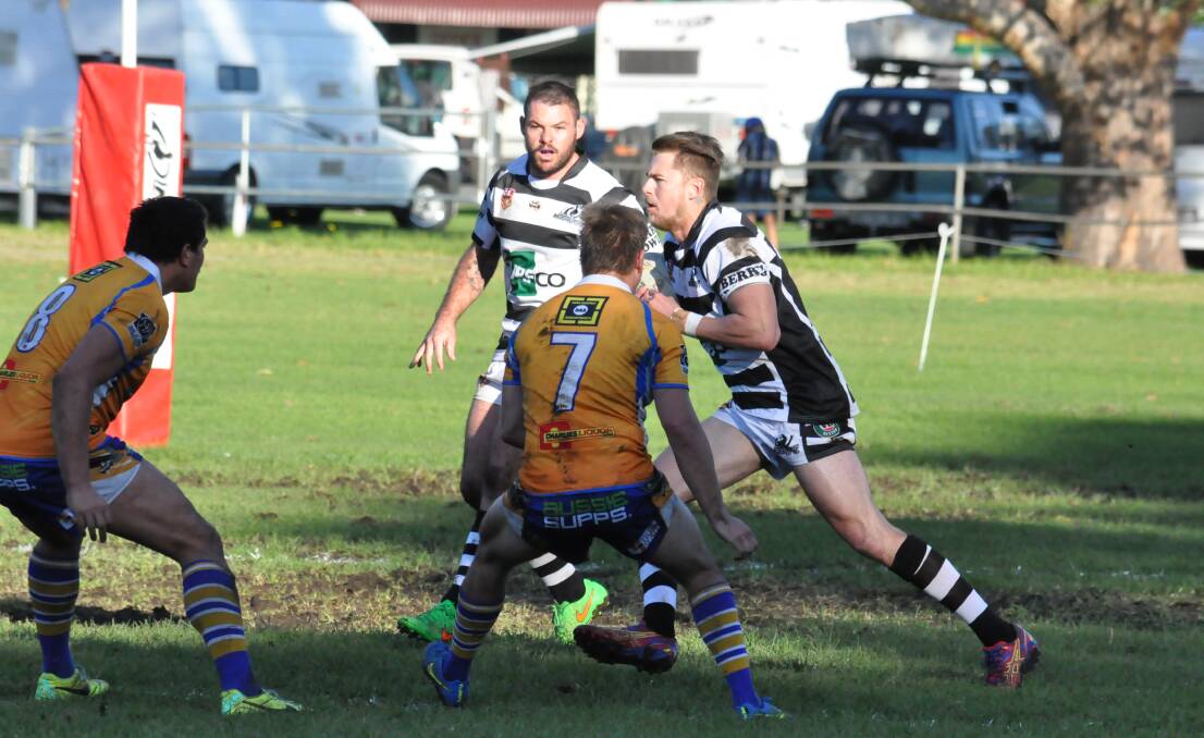TRY SCORER: Mitch Liddicoat starred for the Magpies with two second half tries. Photo: COURTNEY WARD.