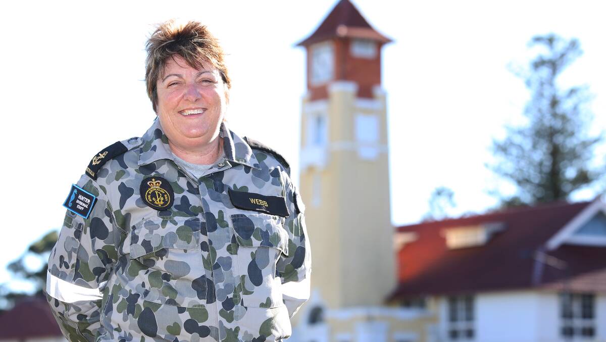 CAREER HIGHLIGHT: RAN Reservist Leading Seaman Marion Webb has taken part in an exchange program for reservists in New Zealand. Photo: JESSE RHYNARD