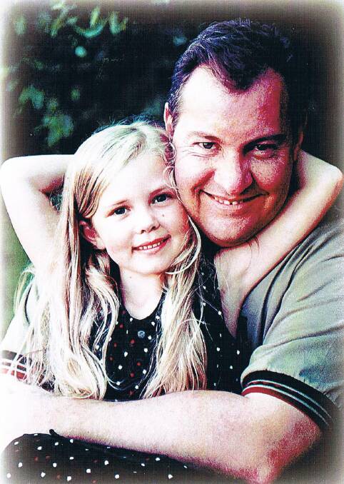 The late Peter Trotter with his daughter Meg.