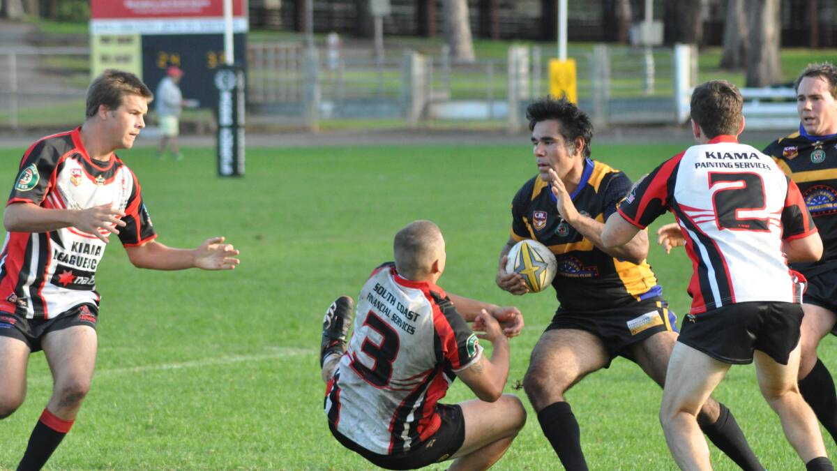GOOD STEAD: Nowra-Bomaderry Jets captain coach Ben Wellington thinks his side is well-placed to come up with their first win of the season when they play Gerringong on Saturday. Photo: PATRICK FAHY   