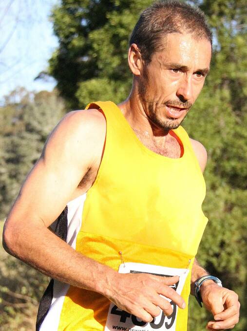 HE'S BACK: Nowra Athletics Club runner Damian Smith will look to further his eight position at the 2013 Shoalhaven King of the Mountain. Photo: PAUL DAVIDSON 