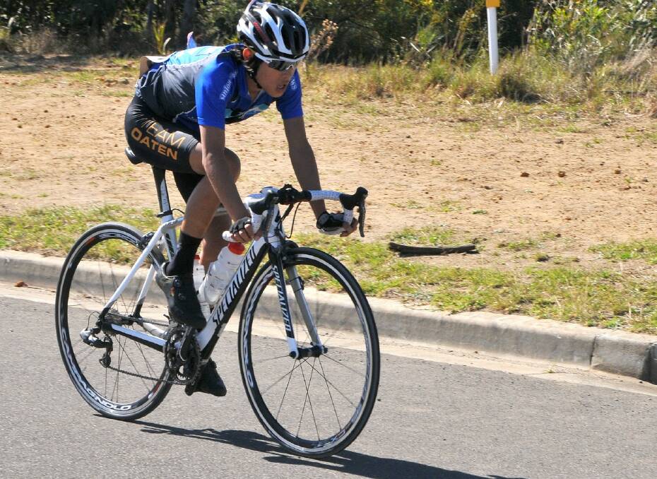 TEAM OATEN: Sean Oaten competes in the Canberra Junior Tour. 
 