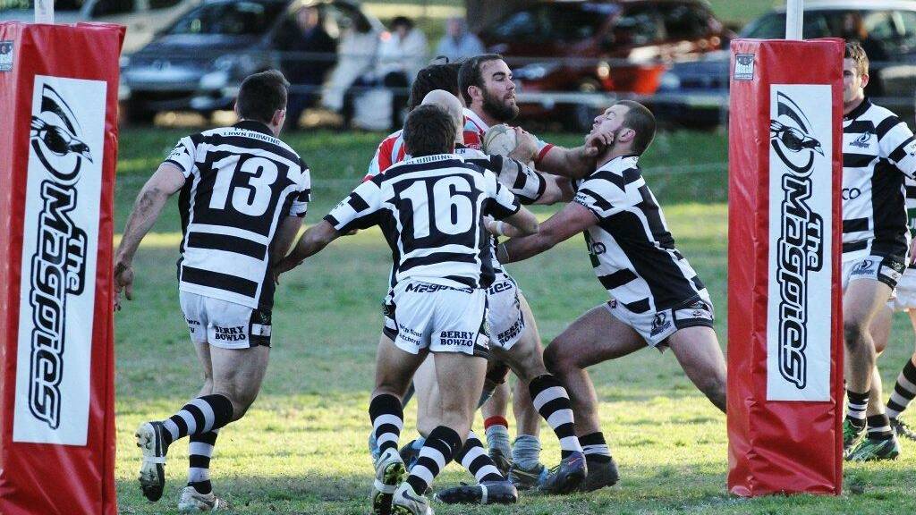 Action from last weekend's Berry Magpies and Milton-Ulladulla Bulldogs clash.