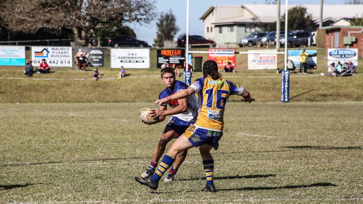 DEBUTANT: Danny Wedd made his first grade debut for Gerringong in their thrilling 16-all draw with Warilla-Lake South. Photo: GEORGIA MATTS  
