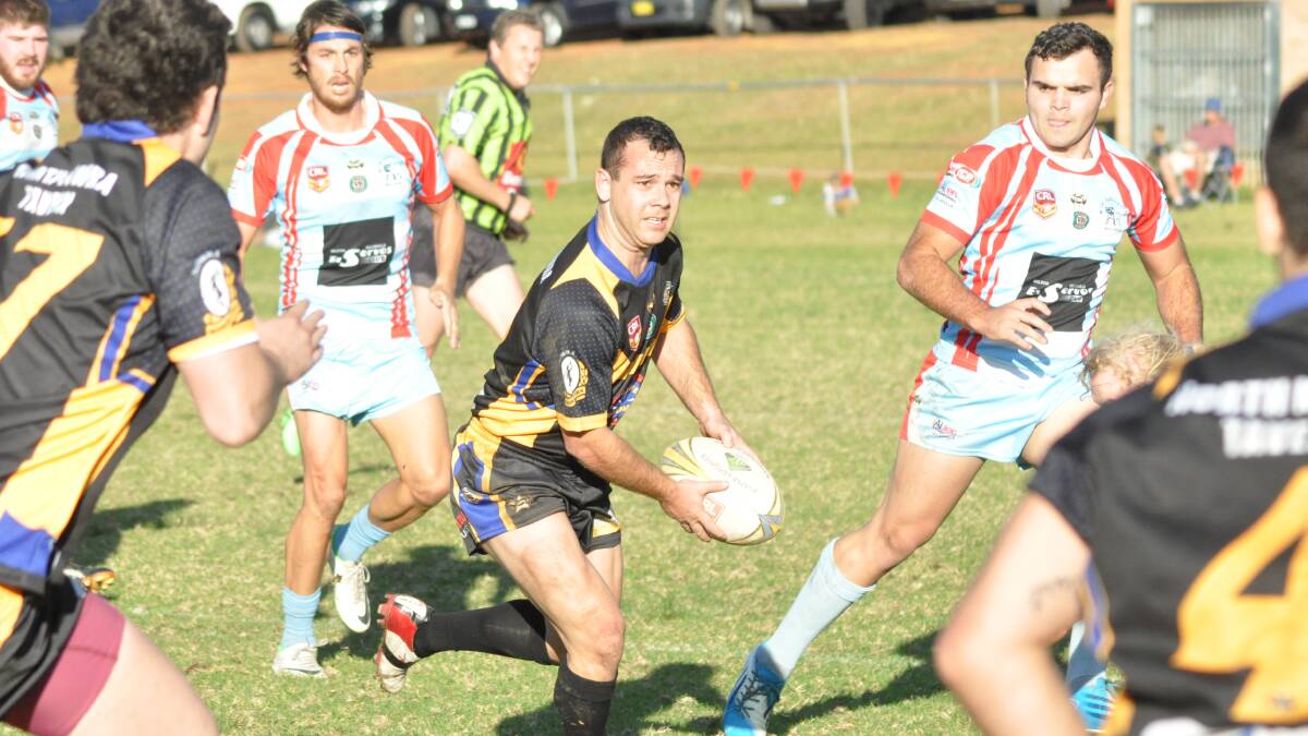 HAT-TRICK HERO: Nowra-Bomaderry Jets five-eighth Steve Brandon stole the show with three tries in their 46-20 win against Milton-Ulladulla at Bomaderry on Sunday. Photo: PATRICK FAHY  