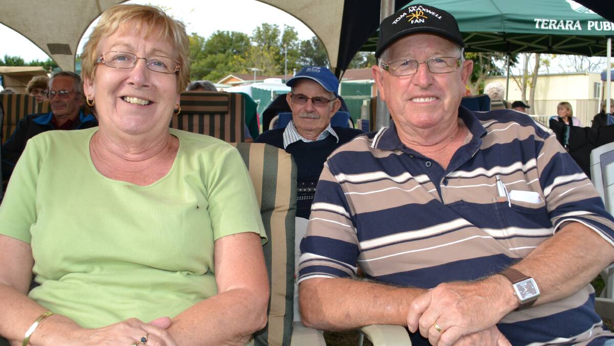 Minnie and Cliff Clancy from Wagga Wagga love the music at the Terara Country Music Campout on Saturday.