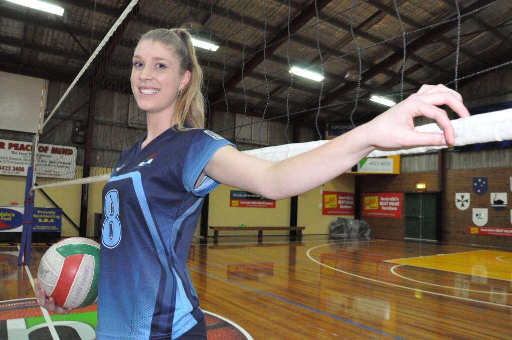 SPIKED: Lacey Bruce still has time to compete in the local Shoalhaven volleyball competition at the Bomaderry Basketball Stadium on Thursday nights. 
Photo: GILLIAN LETT