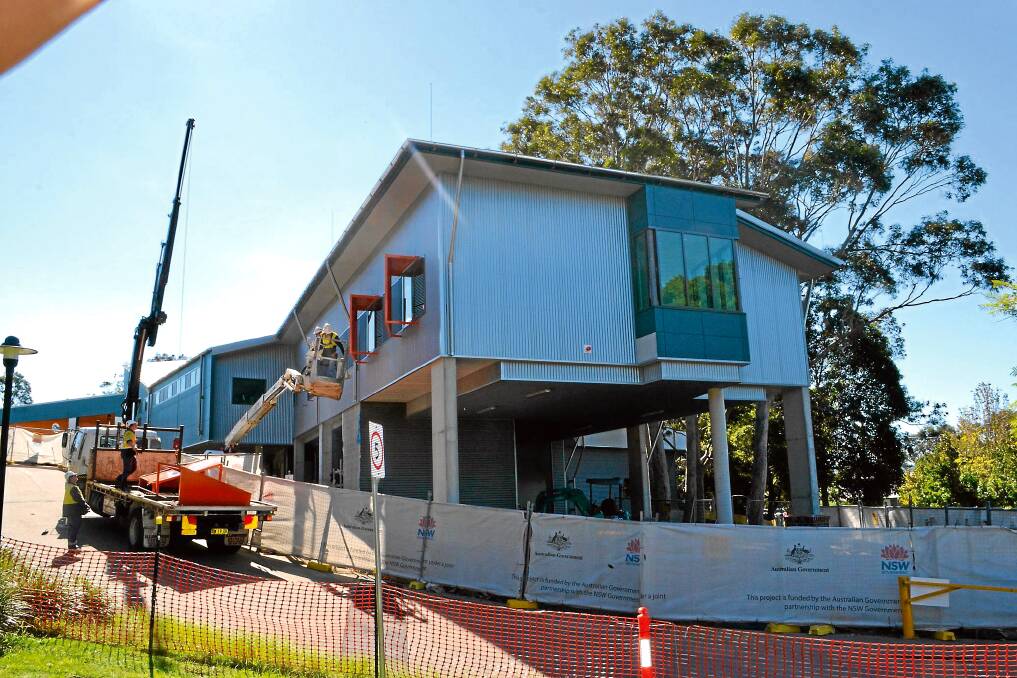 ALMOST FINISHED: The 20-bed Shoalhaven Sub-Acute Mental Health Unit nears completion.
