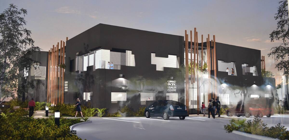 BRIGHT FUTURE: An artist’s impression of the new Nowra GP Super Clinic, which will be known as the Grand Pacific Health Centre.