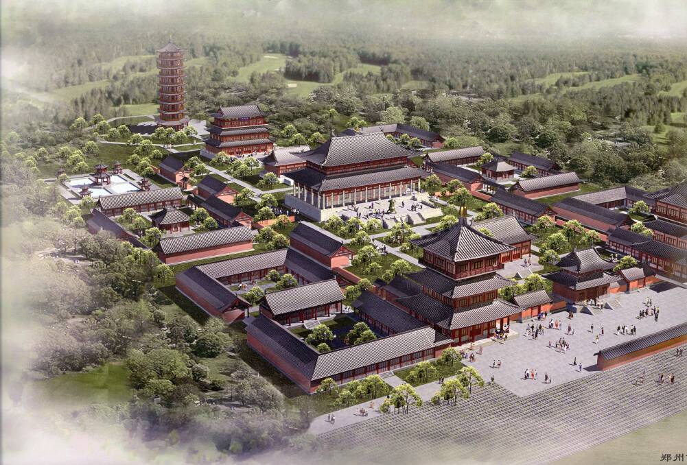 CONCEPT: An artist’s impression of the $360 million Shaolin temple proposal planned for Falls Creek.
