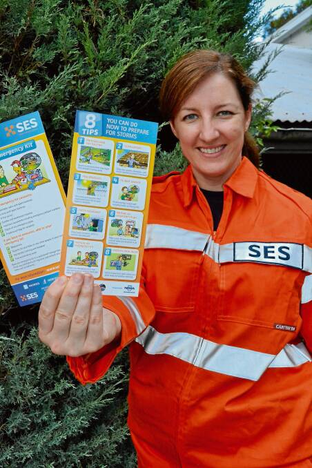 IT’S TIME: SES Illawarra South Coast Region acting deputy Alex McFadden encourages Shoalhaven residents to take the time to plan and prepare for wild winter weather. 