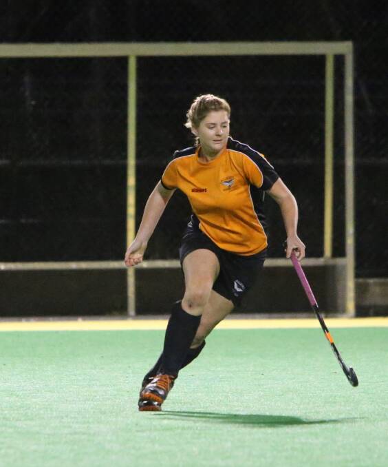 HARD WORK: Allsorts Orange’s Bianca Smith helped her team to a 9-nil victory on Tuesday night over Shoalhaven Heads Blue.  	Photo: ROB CRAWFORD