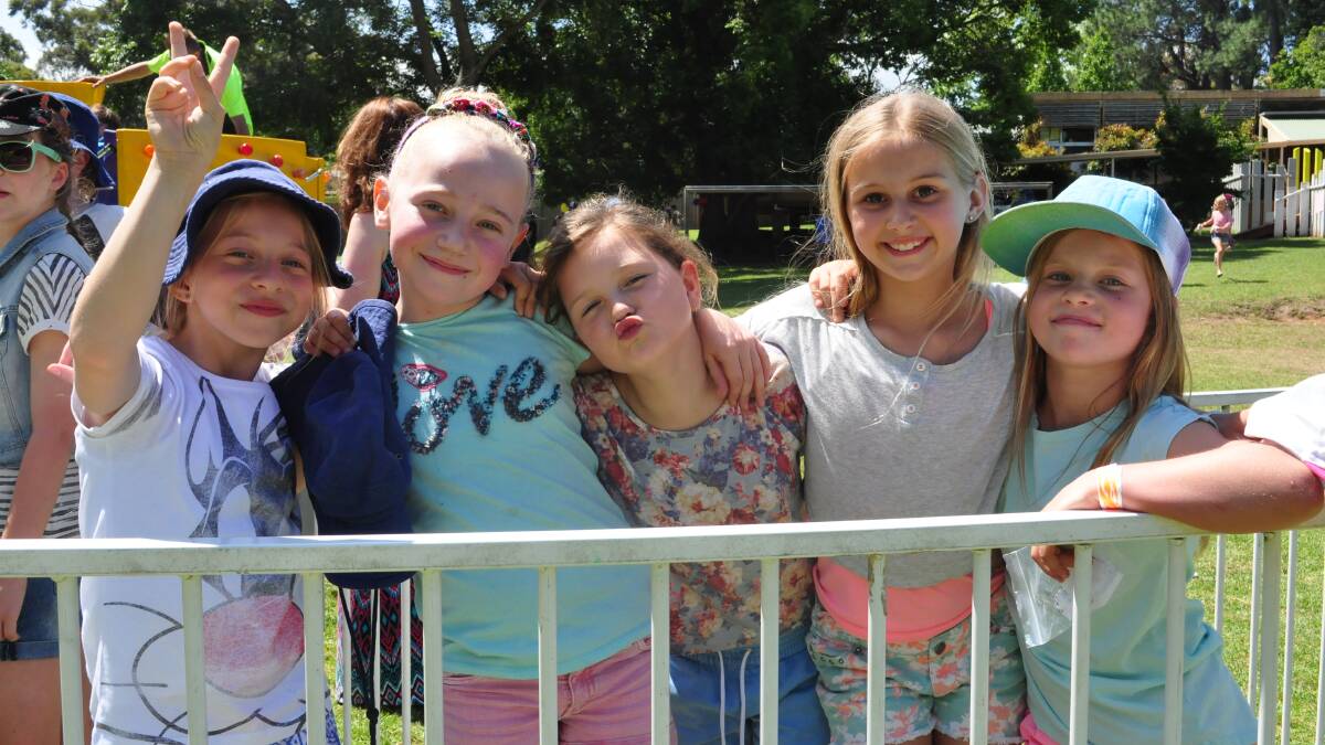 Berry Public School students had a ball at the Berry Great Fete on Friday.