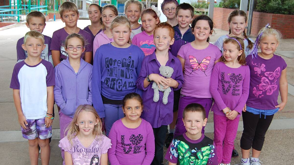 Eden: Eden Public School students donned their best purple outfit to celebrate Purple Day for epilepsy awareness on Wednesday.