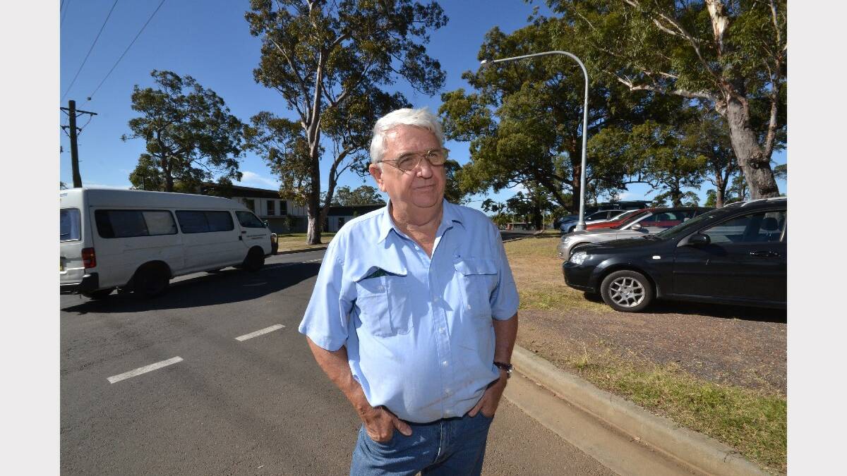 Nowra resident Bill Hancock questions why parking in some areas such as the grassed verges near the hospital is allowed, while parking in other areas is more strictly policed.