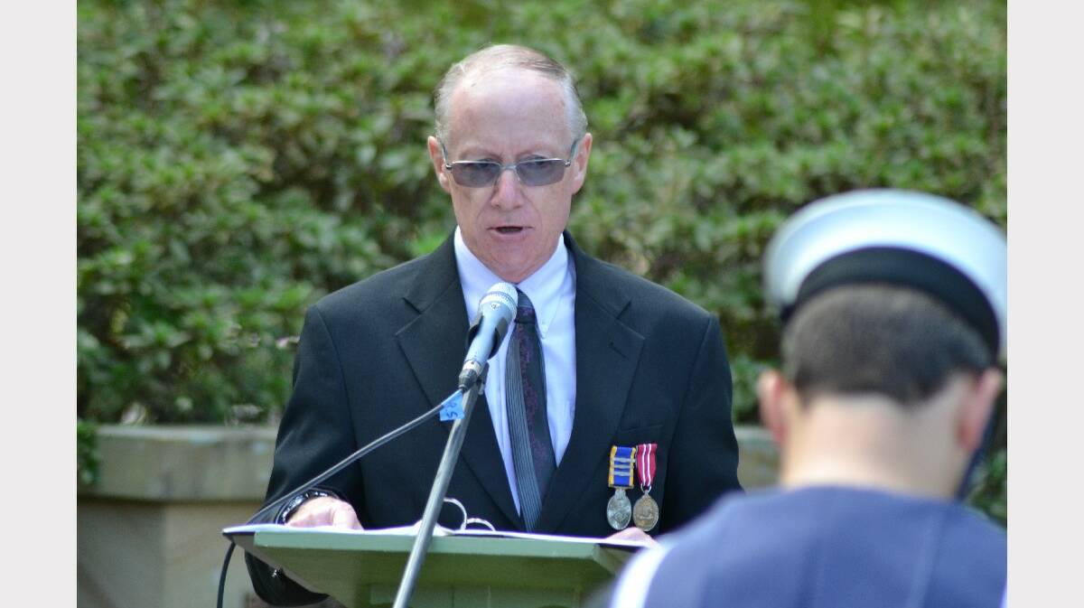 Berry RSL sub-branch secretary Stuart Christmas gives the life story of Flight Sergeant John Anderson, a Berry local who died during service in World War II.