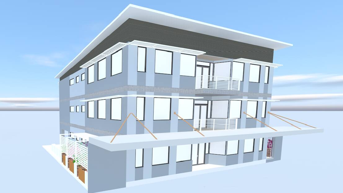 SNEAK PEEK: An artist’s impression of the building that will replace the bright yellow Stones building on North Street.
