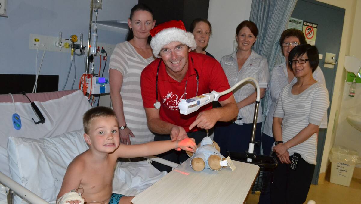 LEGACY: Scott Morrison at the Shoalhaven Hospital Children's Ward with new equipment he helped fund.