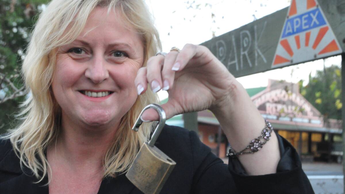LOVE LOST: Carolyn Katon from Berry thought the love locks were a great idea in 2012, but three years on even Paris has lost the feel for them.