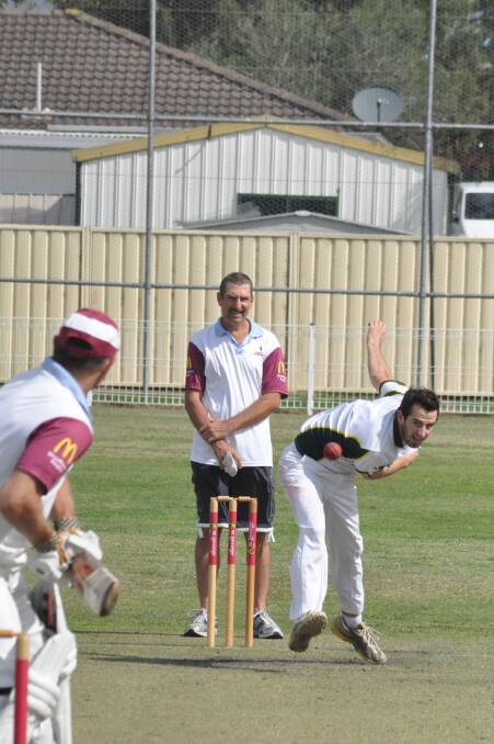 ON FIRE: Shoalhaven Ex-Servicemen’s James Spackman on his way to 5/32. Photo: PATRICK FAHY