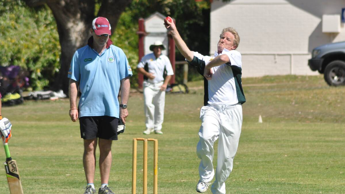 CAUGHT IN A WEBB: David Webb is expected to be one of Nowra Green’s top bowlers this weekend against Shoalhaven Ex-Servicemen’s. Photo: PATRICK FAHY  