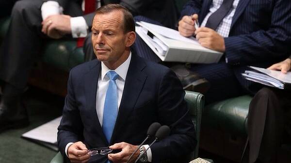 Prime Minister Tony Abbott during question time in Parliament House in Canberra. Photo: Andrew Meares 