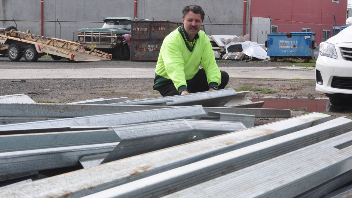 FOUND: Martin Thompson from Optimum Auto and Towing with the framework from a kit home stolen from Nowra in 2012