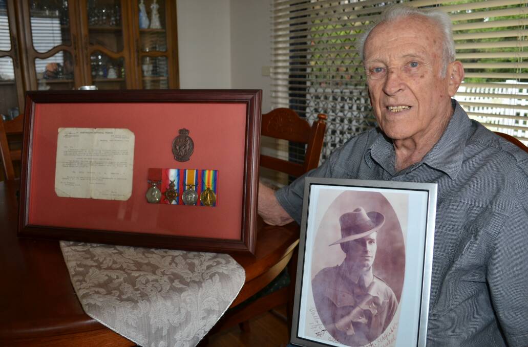 DECORATED: Ex-serviceman Ian Ferguson from Worrowing Heights says he is proud to be attending Anzac Cove for the centenary commemoration.