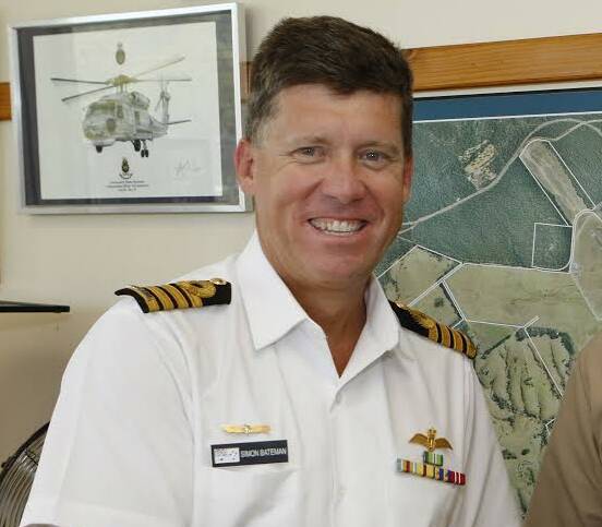 HONOURED: Commanding officer of HMAS Albatross Captain Simon Bateman has been awarded the Conspicuous Service Cross.