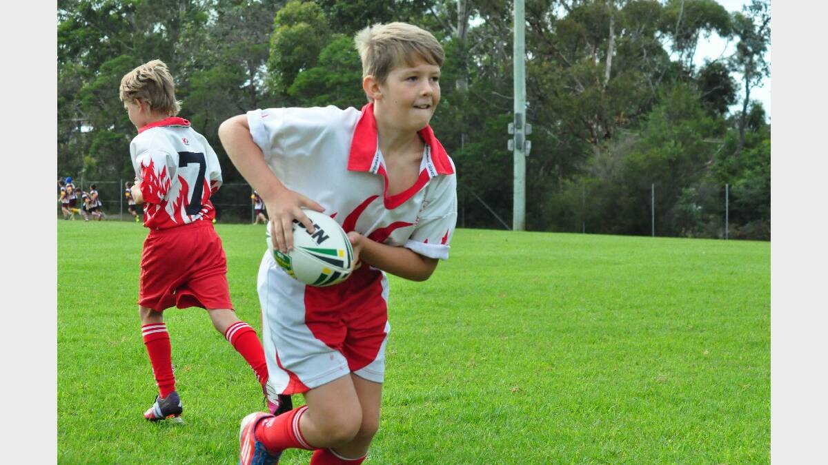 FOOTY TIME: Rugby league players from the Bay and Basin take part in a recent competition. Call 4421 9123 for photo orders.
