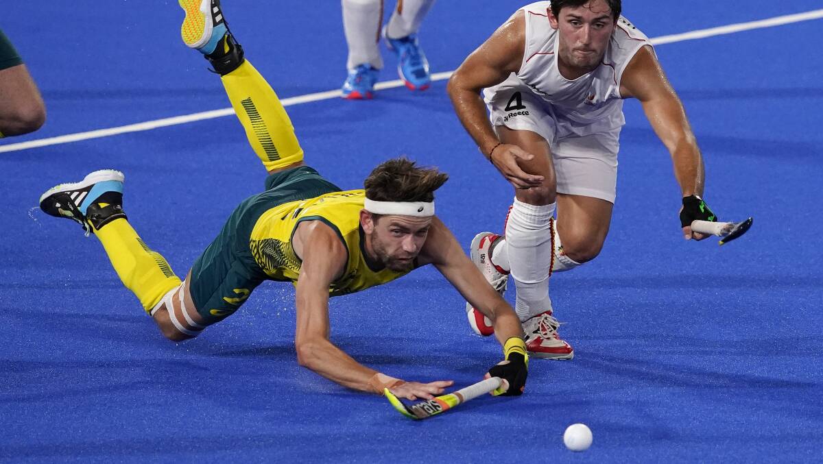 Australia have lost their Tokyo Olympic gold medal hockey clash to Belgium in a penalty shootout. Picture: AP Photo